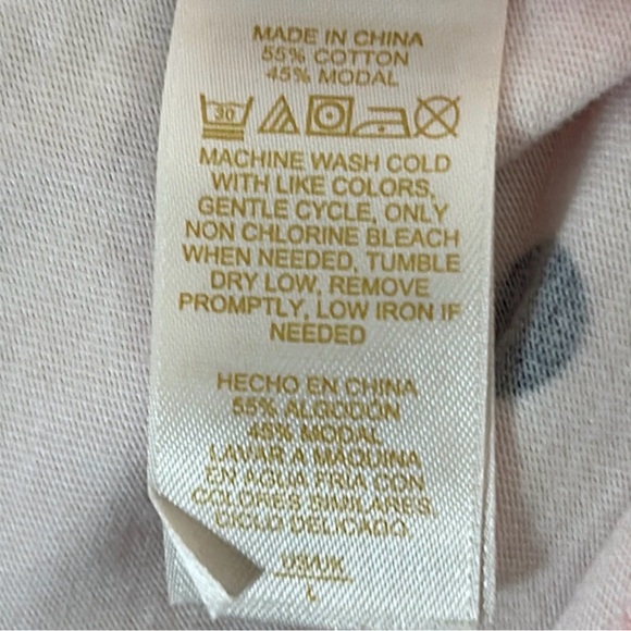 Kate Spade Dream a Little Dream Polka Dot Nightgown Sleep shirt sz L - Picture 3 of 5